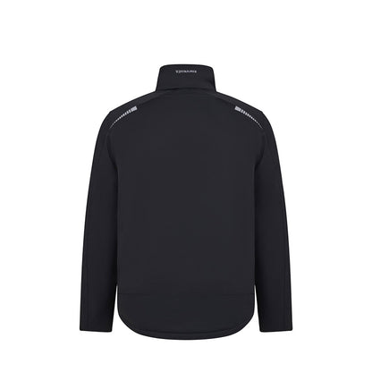 VL NYX promotional jacket in grey (detail view) with custom logo branding