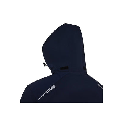 VL NYX promotional jacket in navy blue with custom logo branding