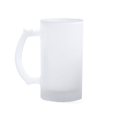 Stamina ADAYA Frosted borosilicate glass jar in transparent - promotional merchandise printed with your company logo