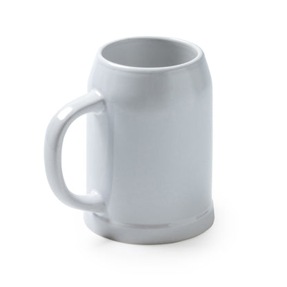 Stamina SAMUI Ceramic jar in white - promotional merchandise printed with your company logo