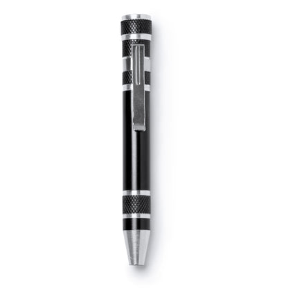 Stamina BRICO Aluminium multi-tool in black - promotional merchandise printed with your company logo