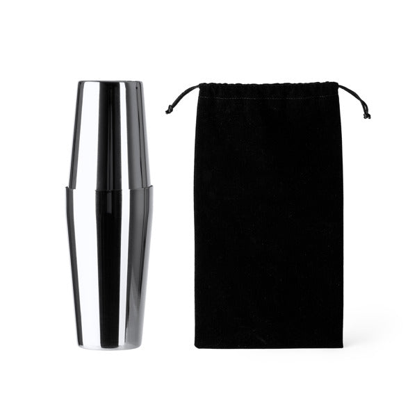 Stamina LARIUS Stainless steel cocktail set in silver - promotional merchandise printed with your company logo