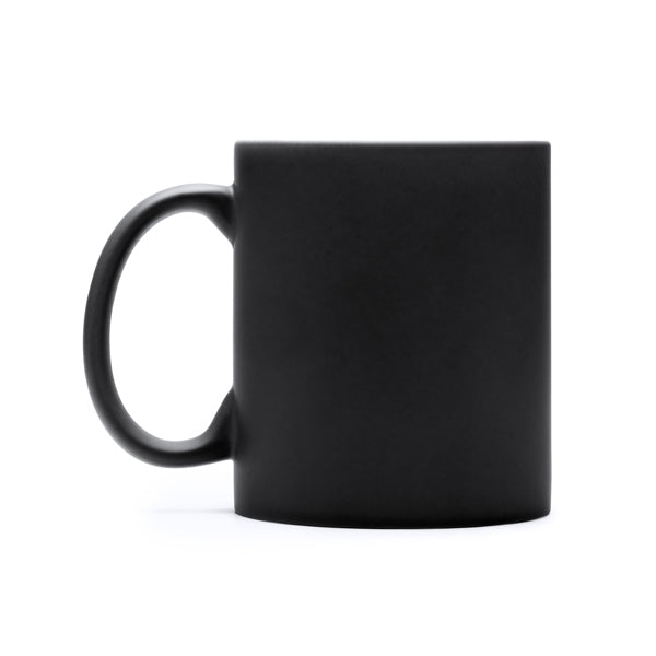 Stamina WALAX Promotional ceramic mug 350 ml in black - promotional merchandise printed with your company logo