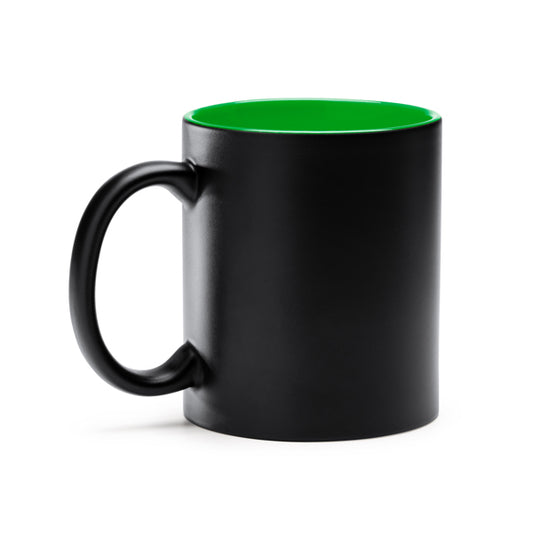 Stamina MACHA Ceramic mug 350 ml in fern green - promotional merchandise printed with your company logo