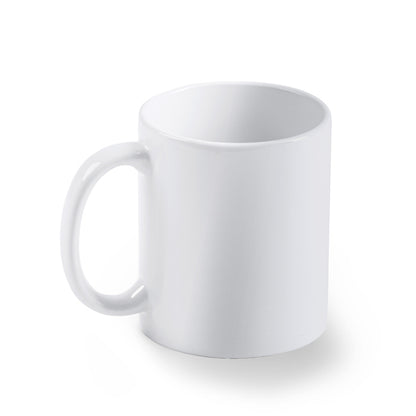 Stamina LIMA ml ceramic mug 350 ml in white - promotional merchandise printed with your company logo