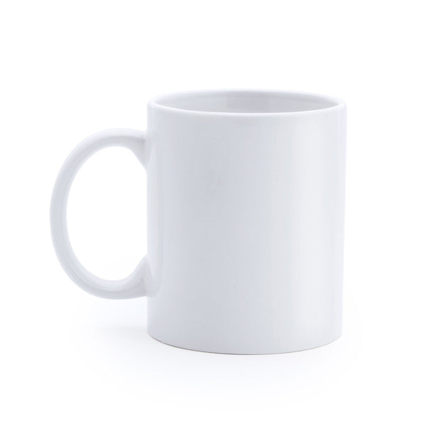 Stamina LIMA ml ceramic mug 350 ml in white - promotional merchandise printed with your company logo