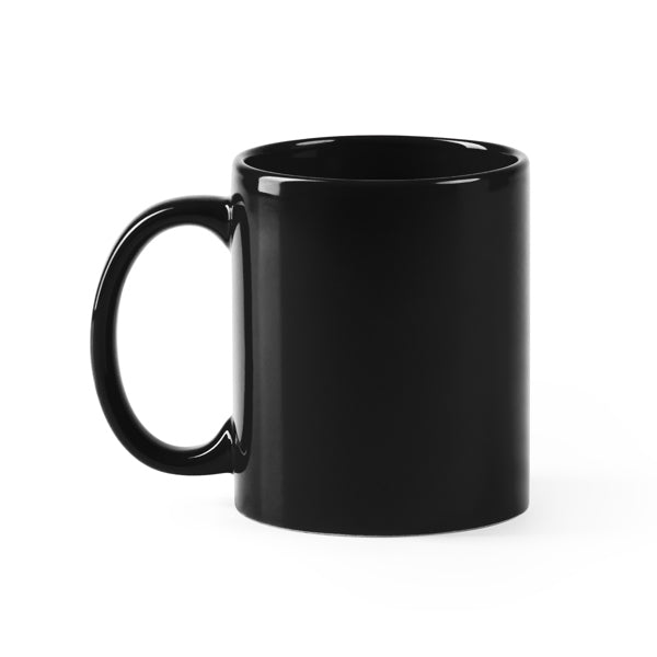 Stamina PAPAYA 370ml capacity ceramic mug 370 ml in black - promotional merchandise printed with your company logo
