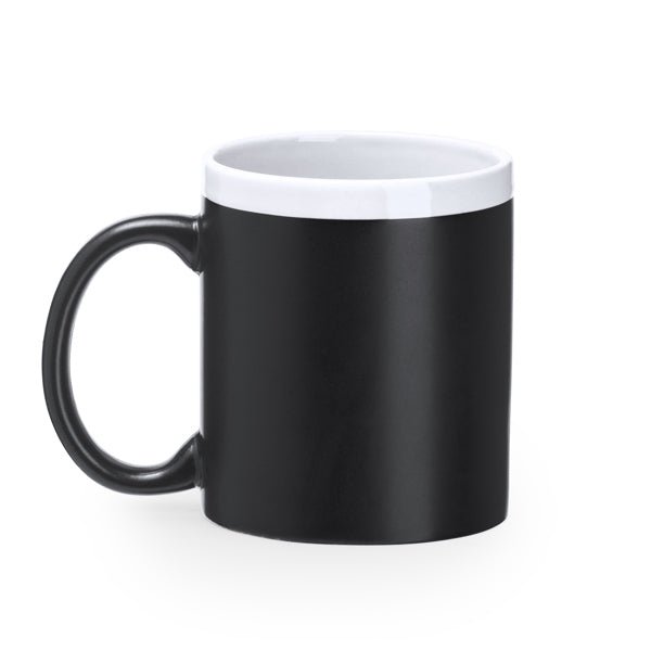 Stamina PALTA Fantastic slate mug 350 ml in white - promotional merchandise printed with your company logo