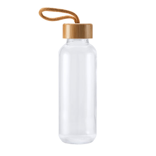 Stamina TRILBY ml glass bottle 450 ml in beige - promotional merchandise printed with your company logo