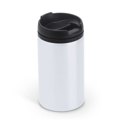 Stamina MILU Stainless steel mug 290 ml in white - promotional merchandise printed with your company logo