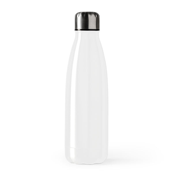 Stamina ALPINIA Stainless steel bottle 700 ml in white - promotional merchandise printed with your company logo