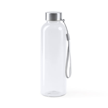 Stamina VALSAN RPET and stainless steel bottle 600 ml in transparent - promotional merchandise printed with your company logo