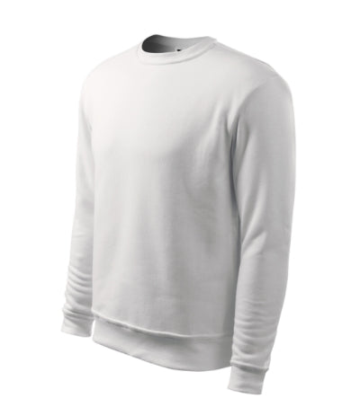 MALFINI ESSENTIAL Men's & kids' sweatshirt in white - promotional clothing printed with your company logo