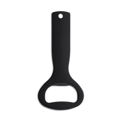 Stamina LAGER Aluminium keyring in black - promotional merchandise printed with your company logo