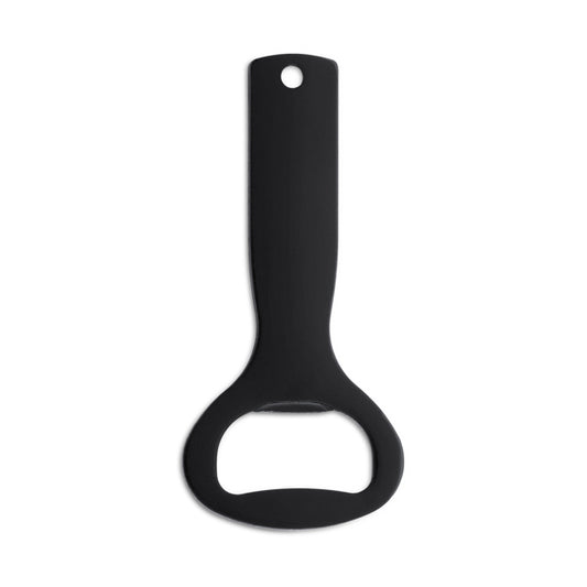 Stamina LAGER Aluminium keyring in black - promotional merchandise printed with your company logo