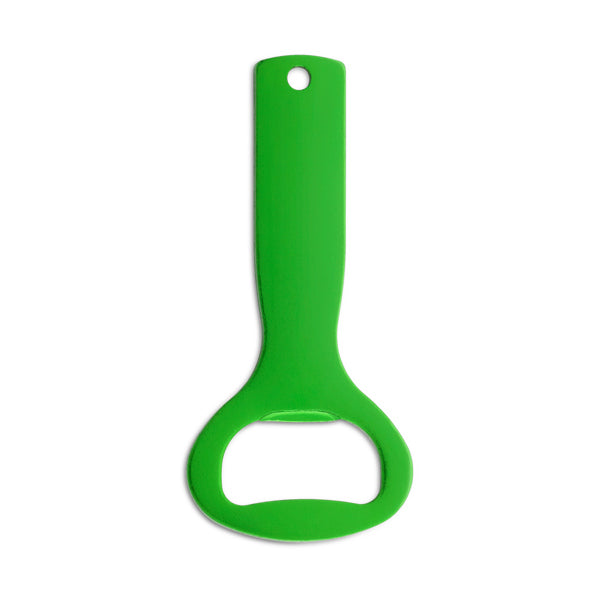 Stamina LAGER Aluminium keyring in fern green - promotional merchandise printed with your company logo