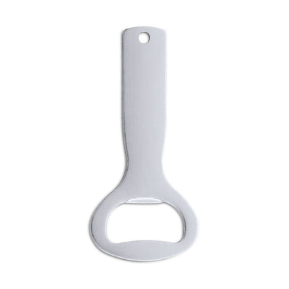 Stamina LAGER Aluminium keyring in silver - promotional merchandise printed with your company logo