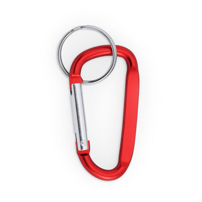 Stamina PALE Aluminium carabiner keyring in red - promotional merchandise printed with your company logo