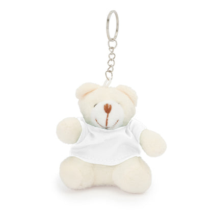 Stamina SITO Polyester keyring in white - promotional merchandise printed with your company logo