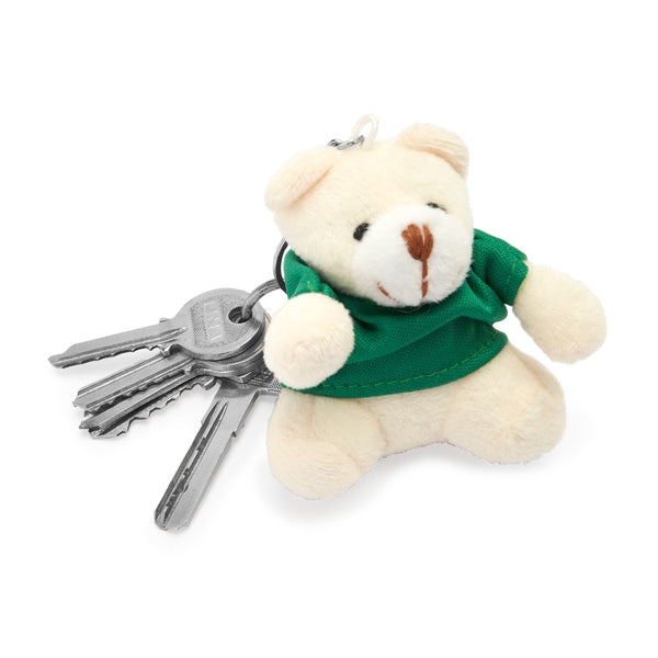 Stamina SITO Polyester keyring in white - promotional merchandise printed with your company logo