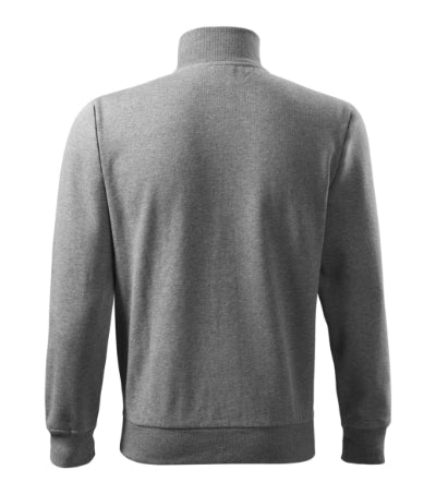 MALFINI ADVENTURE Men's sweatshirt in dark gray melange - promotional clothing printed with your company logo