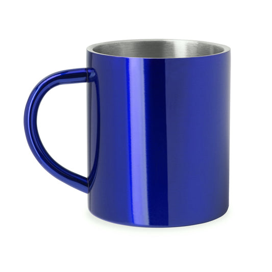 KIWAN - Metal Mug - BLACK