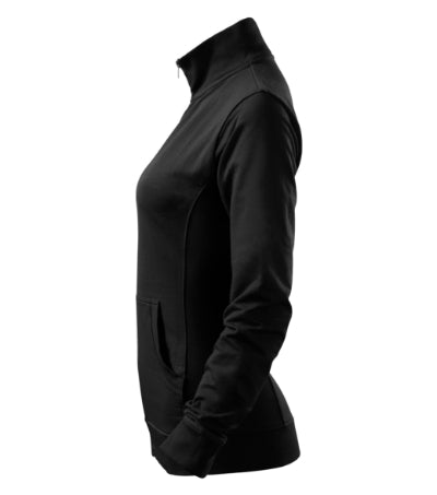 MALFINI VIVA Women's sweatshirt in black - promotional clothing printed with your company logo