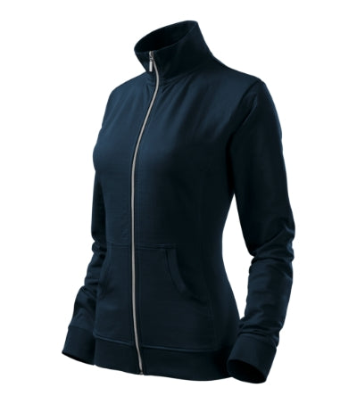 MALFINI VIVA Women's sweatshirt in navy blue - promotional clothing printed with your company logo