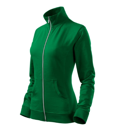 MALFINI VIVA Women's sweatshirt in kelly green - promotional clothing printed with your company logo