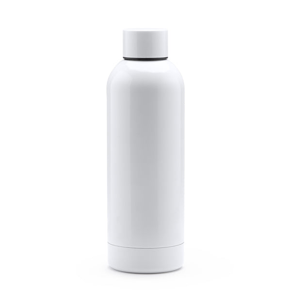 Stamina BALAX Stainless steel thermal bottle 550 ml in white - promotional merchandise printed with your company logo
