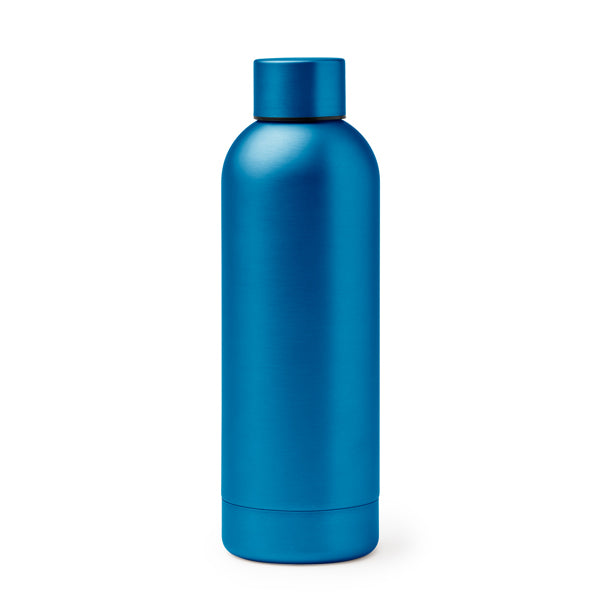 Stamina BALAX Stainless steel thermal bottle 550 ml in deep blue - promotional merchandise printed with your company logo