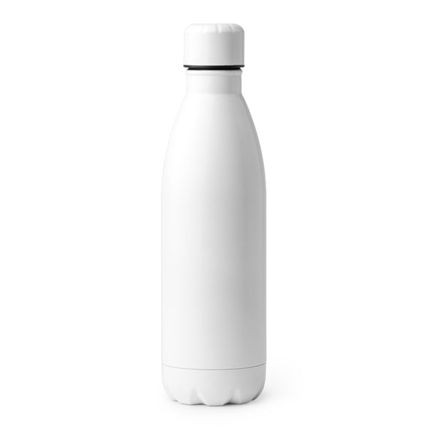 Stamina TAREK Stainless steel bottle 790 ml in white - promotional merchandise printed with your company logo
