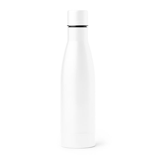 Stamina FANCY Fantastic stainless steel thermal bottle in white - promotional merchandise printed with your company logo