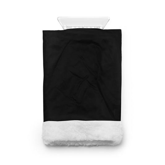 Stamina NISEK 210T polyester work gloves in black - promotional merchandise printed with your company logo