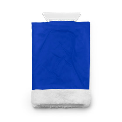 Stamina NISEK 210T polyester work gloves in royal blue - promotional merchandise printed with your company logo