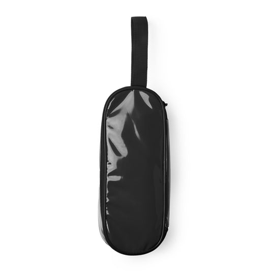Stamina RIGAX Colour PVC lunch box in black - promotional merchandise printed with your company logo