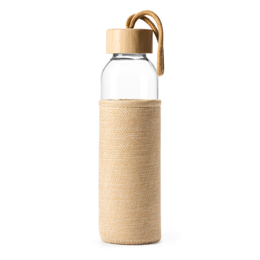 Stamina SIBU Glass bottle 500 ml in beige - promotional merchandise printed with your company logo