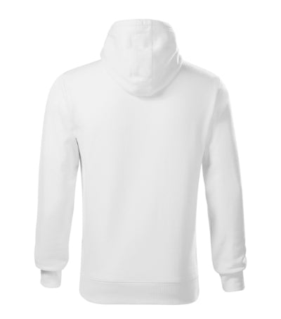 MALFINI CAPE Men's sweatshirt in white - promotional clothing printed with your company logo