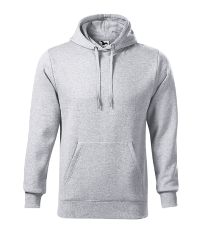 MALFINI CAPE Men's sweatshirt in ash melange - promotional clothing printed with your company logo