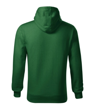 MALFINI CAPE Men's sweatshirt in bottle green - promotional clothing printed with your company logo