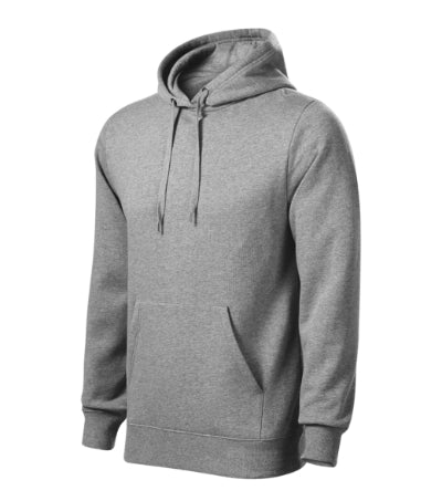MALFINI CAPE Men's sweatshirt in dark gray melange - promotional clothing printed with your company logo