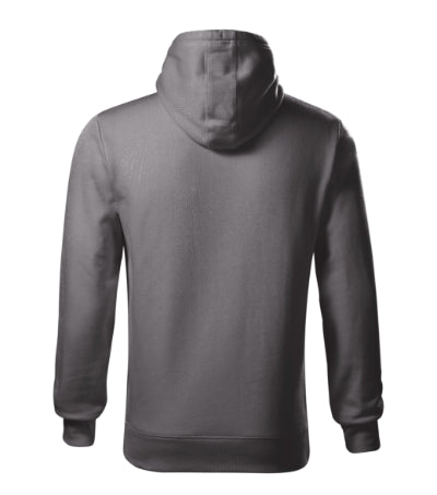 MALFINI CAPE Men's sweatshirt in steel gray - promotional clothing printed with your company logo