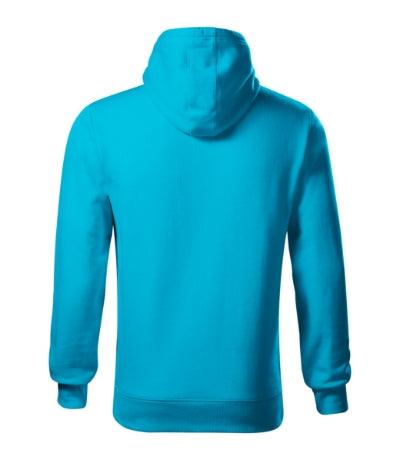 MALFINI CAPE Men's sweatshirt in blue atoll - promotional clothing printed with your company logo