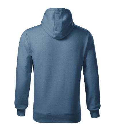 MALFINI CAPE Men's sweatshirt in denim - promotional clothing printed with your company logo