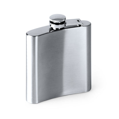 Stamina WALKER Stainless steel bottle 175 ml in silver - promotional merchandise printed with your company logo