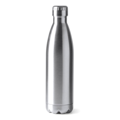 Stamina BELUGA Stainless steel thermal bottle 850 ml in silver - promotional merchandise printed with your company logo