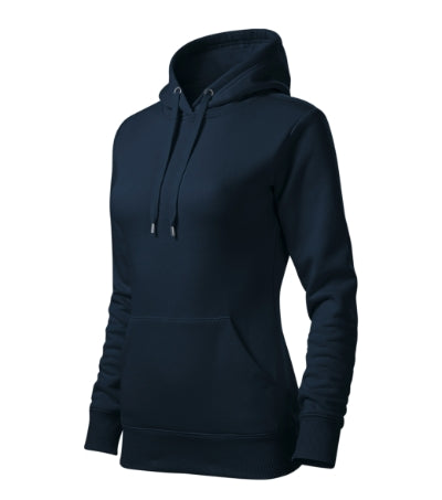 MALFINI CAPE Women's sweatshirt in navy blue - promotional clothing printed with your company logo