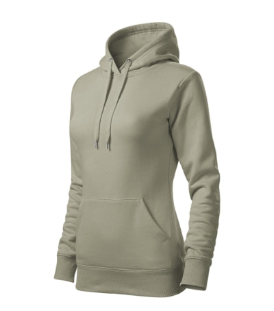 MALFINI CAPE Women's sweatshirt in light khaki - promotional clothing printed with your company logo