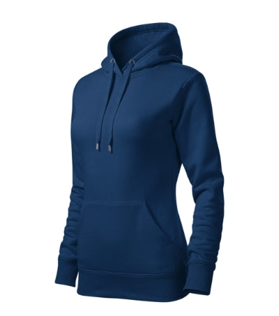 MALFINI CAPE Women's sweatshirt in midnight blue - promotional clothing printed with your company logo