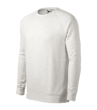 MALFINI MERGER Men's sweatshirt in almond melange - promotional clothing printed with your company logo